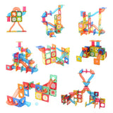Magnetic Tiles Pipeline Building Blocks 118 Pcs