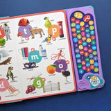 50 Button Photo Sound Book - First Phonics - A Listen and Learn Sound Book for Children Aged 3+ (Large First Words Sound Book)