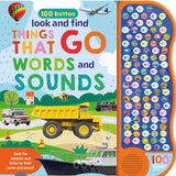 100 Button Look & Find Things That Go Words & Sounds [Hardcover]