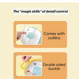 Insulated Lunch Box|Stainless Steel|3 Compartments 700 ML,