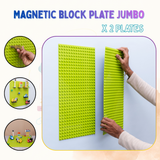 Magnetic baseplate 2pcs jumbo  (duplo compatible )