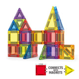 60 pcs travel magnetic tiles with tin box