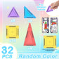 Portable travel magnetic building tiles 32pcs