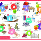 50 Button Photo Sound Book - First Phonics - A Listen and Learn Sound Book for Children Aged 3+ (Large First Words Sound Book)