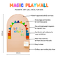 Magic Playwall - Arch Magnetic Wall Decal for Kids