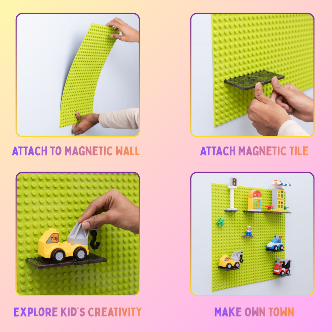 Magnetic  Playwall - Arch Magnetic Wall Decal for Kids( accessories not included)