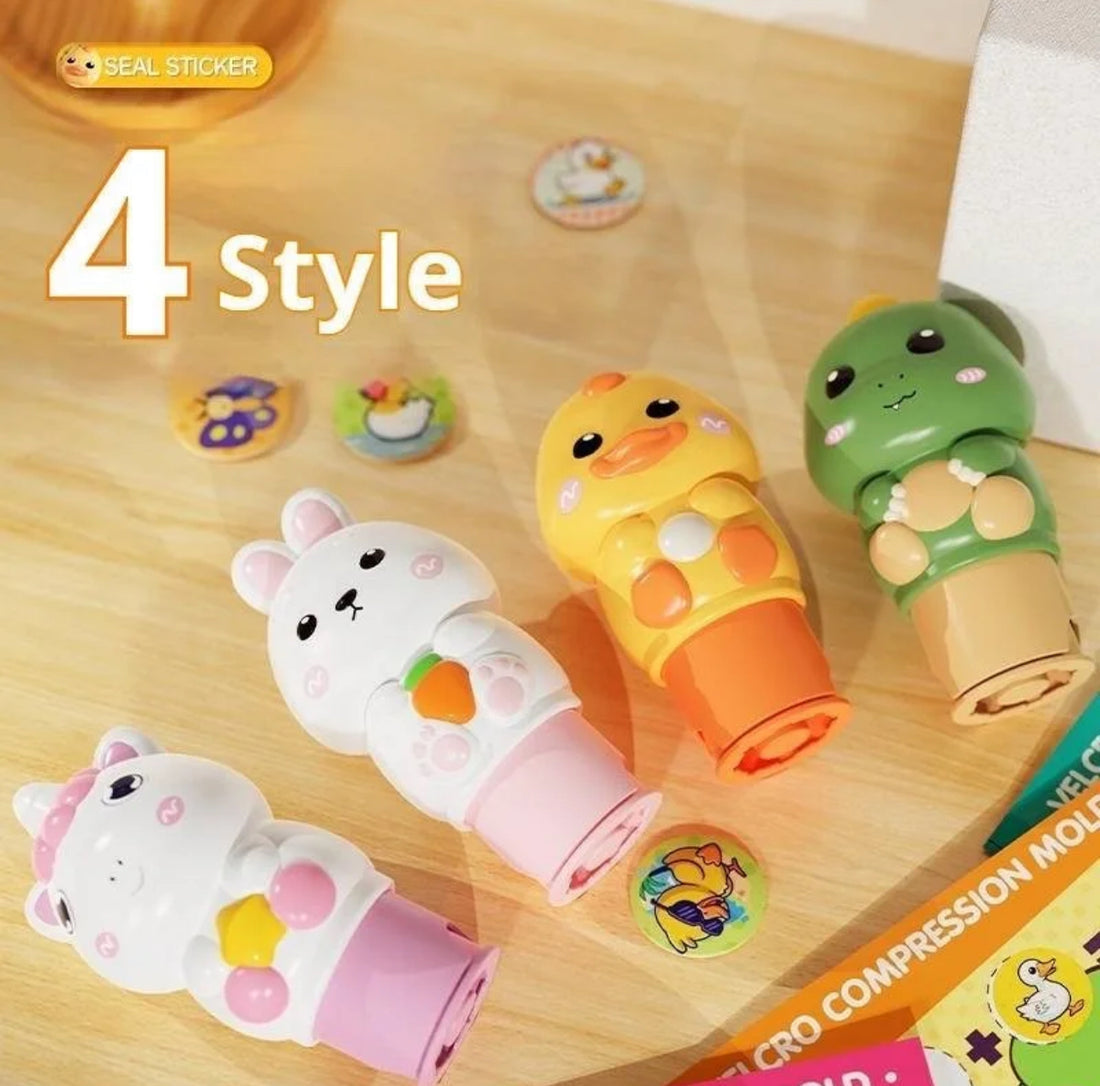 Magic stamper reusable 100 stickers