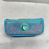 Unicorn double zipper pouch