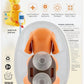 Flipper Fun Animal Penguin Toothbrush Cover , One Touch Open & Close ,Suction Cup Toothbrush Holder for Mirrors, Glass or Tiles ,Dust-proof Adorable Easy to Use