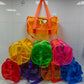 Multipurpose jelly duffel bag with 5 initials( size 15*9*6.5)