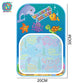 Magic Drawing Mat for Kids 3-7 Years | Mess Free Aqua Doodle Mat with Water Pen | Reusable Coloring & Writing Toy for Toddlers Boys & Girls | Water Painting Mat Gift