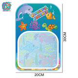 Magic Drawing Mat for Kids 3-7 Years | Mess Free Aqua Doodle Mat with Water Pen | Reusable Coloring & Writing Toy for Toddlers Boys & Girls | Water Painting Mat Gift