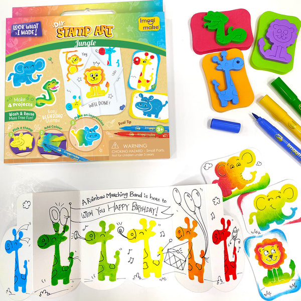 Stamp Art - Jungle theme ,