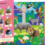 100 Button Look & Find Animal Words & Sounds [Hardcover]