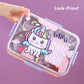 3 grid stainless steel lunch box