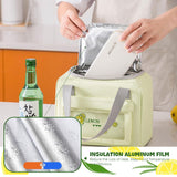 Insulated Lunch Bags for Men Woman Adult Large Reusable Lunch Tote Bag with Handle Green Leakproof Womens lunch bags for Work Picnic Hiking Office Beach