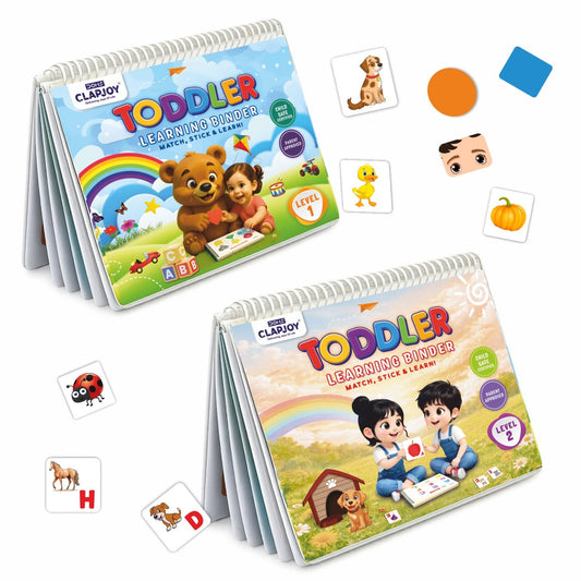 Velcro Book Preschool Busy Book Toddler, Kids/Children 16 Activities, | Quiet Book | Preschool Learning Montessori Toys, 16 in 1 Busy Book for Toddlers for Kids of Age up to 2Years (Level 1& 2)