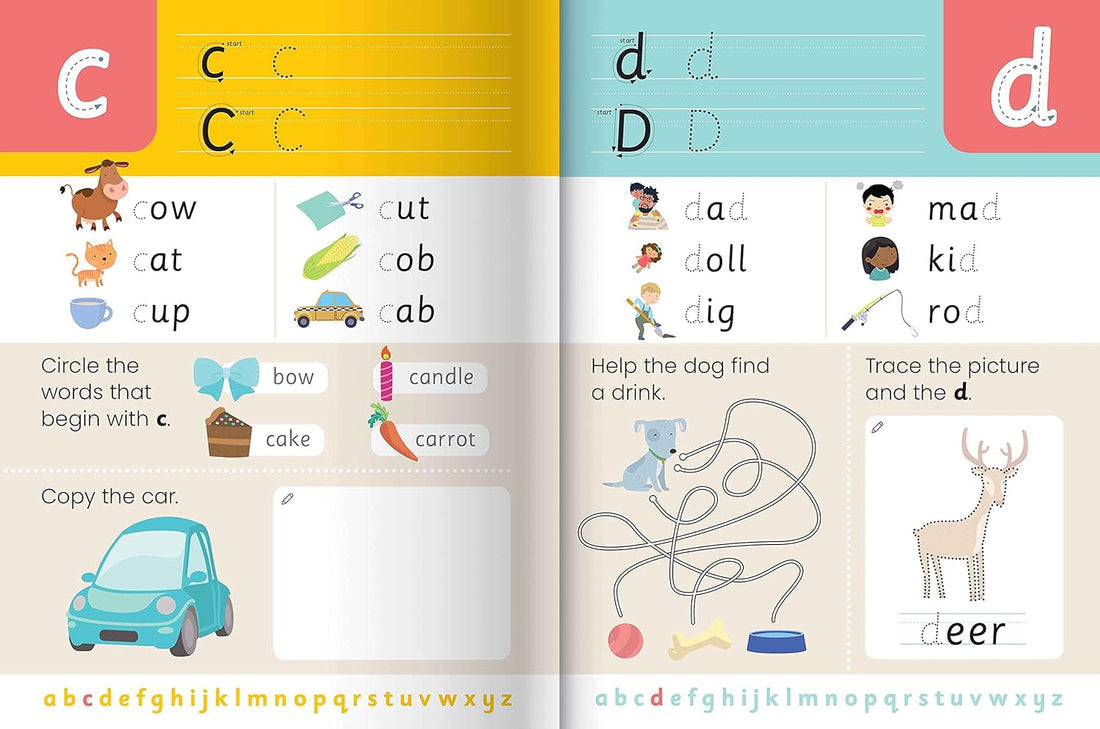 Junior Explorers Write And Wipe Book: Alphabet Book