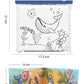 magic bath book wet the pages to revel colourful background