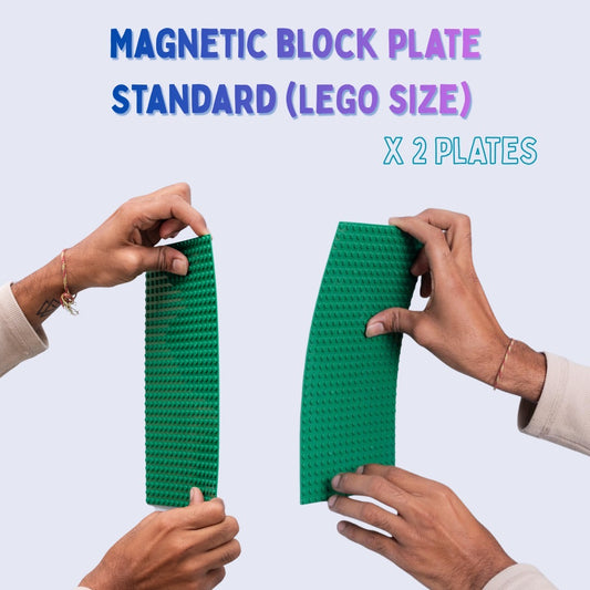 Magnetic plate 2 pcs standard size ( LEGO compatible)