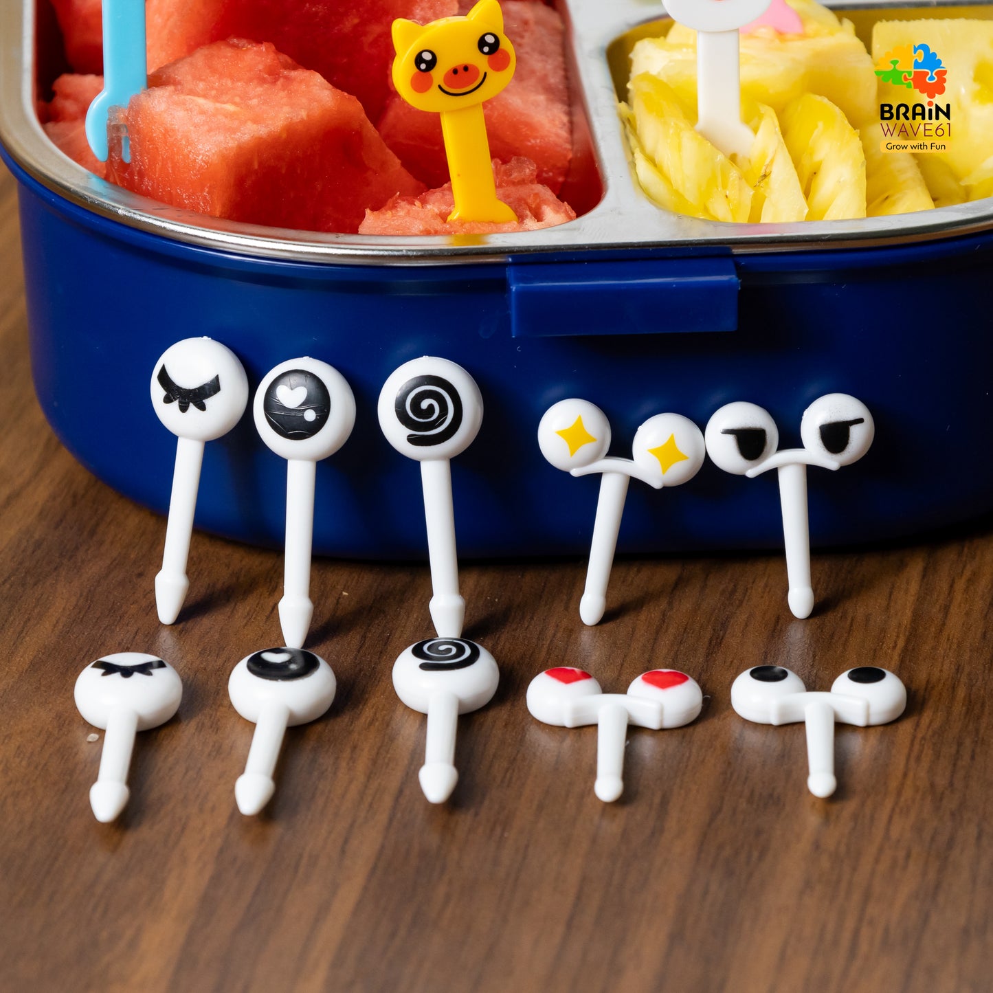 Cute Animals Food Picks Mini Cartoon Toothpick Fruit Forks for Bento Box Lunch Box Decorative
