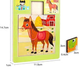 Wooden Jigsaw Puzzle | Activity toy| Montessori game| Early Educational toys |Toys| Games|Puzzle |