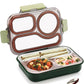 Leak Proof Airtight Unbreakable Lid BPA Free Ceelik Trio NX Insulated Lunch Tiffin Box, 1 Steel Spoon 3 Compartment Lunch Box Steel for School Kids Boys Mens Girls Office Women