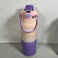 Stainless steel insulated 2 in 1 motivational bottle 1800ml