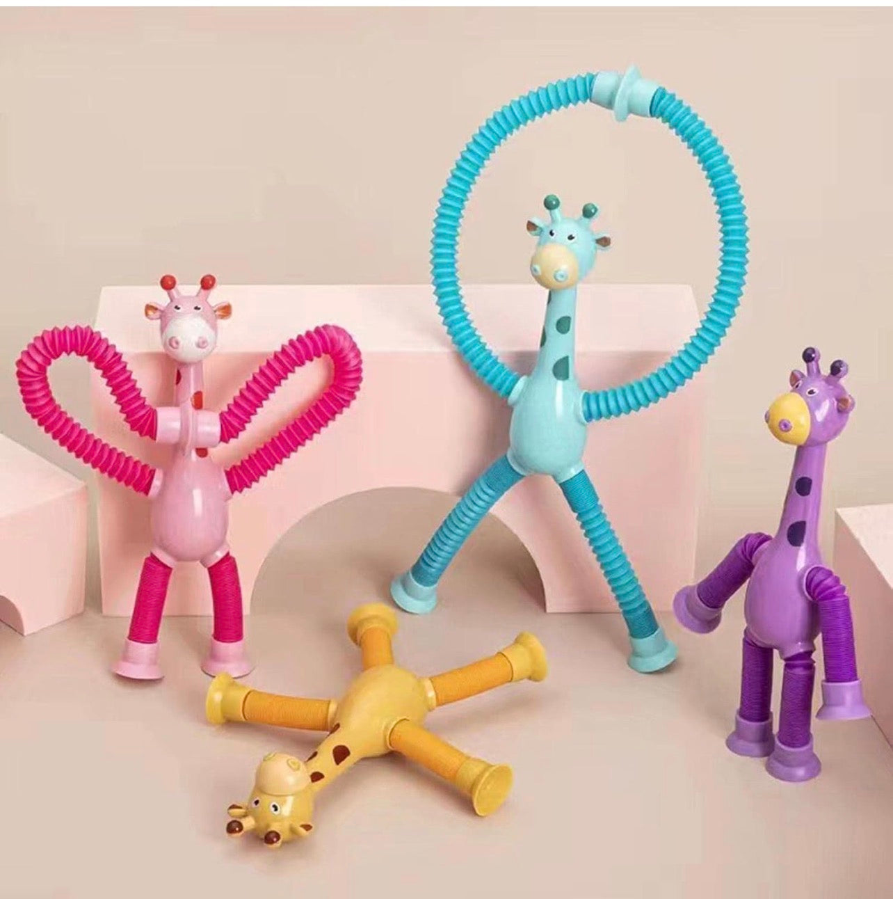 Giraffe Suction Fidget tube Toys