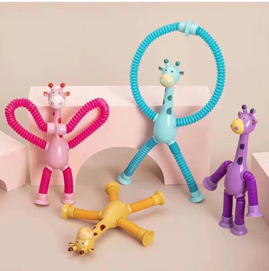 Giraffe Suction Fidget tube Toys