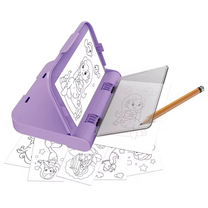 Educational learning double faced drawing board, easel board.