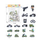 EVA bath stickers reusable