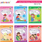 Jolly Kids Read With Happy Phonics Stories (Set of 6)| Vowel Sound Words| Phonic Stories for Kids Ages 3-8 Years