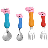 Peppa pig spoon & fork set of 4 pcs