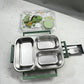 3 grid stainless steel leak proof lunch box 850 mL