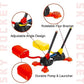 Multi Sky Rocket Toys For Kids , 4 Foam Tipped Rockets , Dual Shot Stomp Launcher Outdoor Toy Set