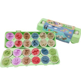 Dinosaur matching Eggs Montessori Toy 12 pcs box