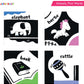Baby's First High Contrast Book Set for Newborns Age 0-12 months (Set of 4) | Board Book | Black & White Book board books