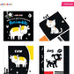 Baby's First High Contrast Book Set for Newborns Age 0-12 months (Set of 4) | Board Book | Black & White Book board books