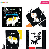 Baby's First High Contrast Book Set for Newborns Age 0-12 months (Set of 4) | Board Book | Black & White Book board books