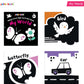 Baby's First High Contrast Book Set for Newborns Age 0-12 months (Set of 4) | Board Book | Black & White Book board books