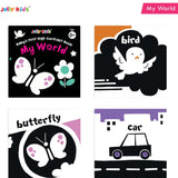 Baby's First High Contrast Book Set for Newborns Age 0-12 months (Set of 4) | Board Book | Black & White Book board books