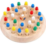 Wooden Memory Match Stick Chess Game Set, Funny Block Board Game Parent-Child Interaction Toy