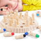 Wooden Memory Match Stick Chess Game Set, Funny Block Board Game Parent-Child Interaction Toy