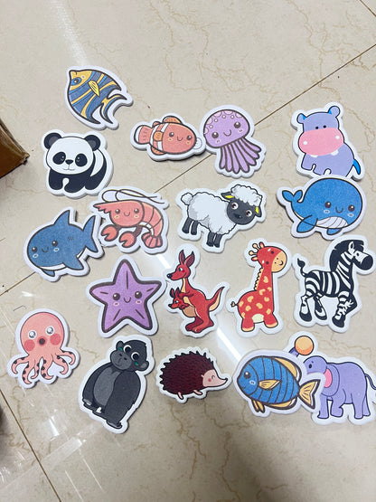 EVA bath stickers reusable