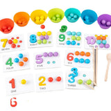 NUMBER COGNITIVE OPERATION BEAD MATCHING GAME