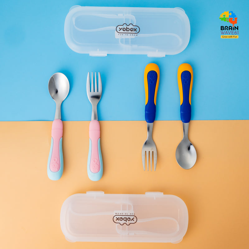 spoon & fork set with box