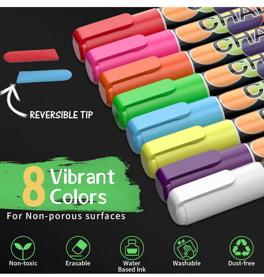 Chalk Markers – Wet Erasable Marker Pens