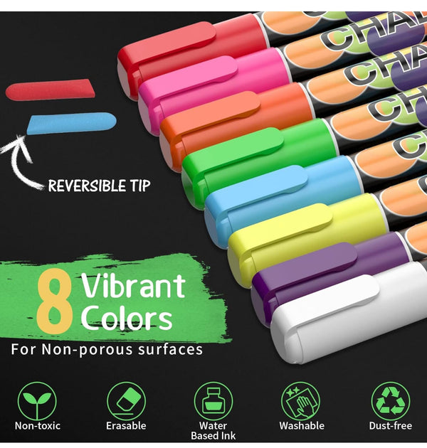 Chalk Markers – Wet Erasable Marker Pens