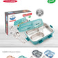 JOYO STAINLESS STEEL SPILL PROFF LUNCH BOX - BIG  3 compartment